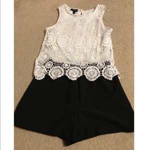 Black and White Romper!